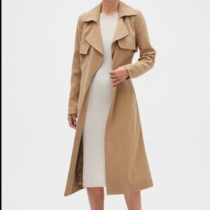 Banana Republic Petite Long Soft Trench Coat
